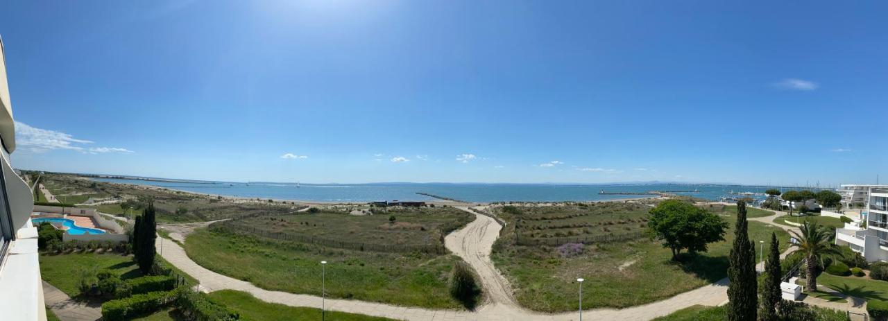 Studio front de mer avec vue mer panoramique ! Le Grau-du-Roi Eksteriør bilde